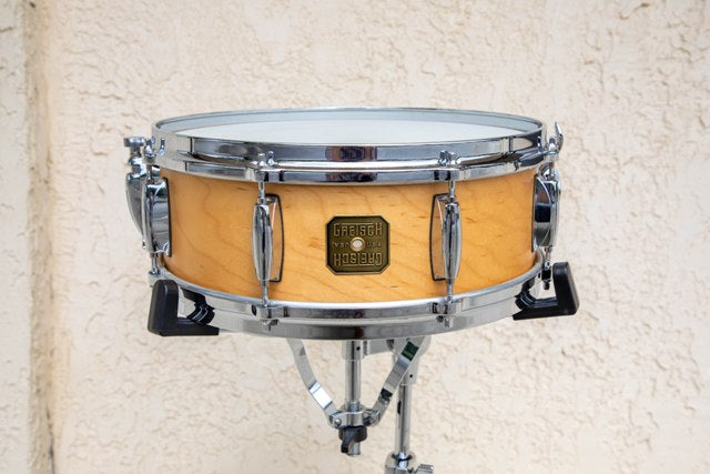 GRETSCH USA Custom 5 x 14 8-Lug Satin Maple Snare, Relic NOS