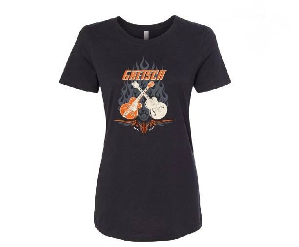 Gretsch Ladies Dual Guitar T-Shirt - GretschGear