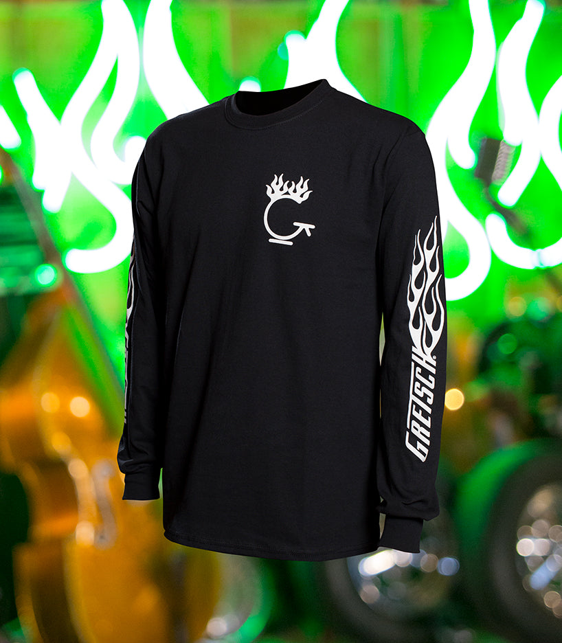 Gretsch Flame Long Sleeve T-Shirt - GretschGear