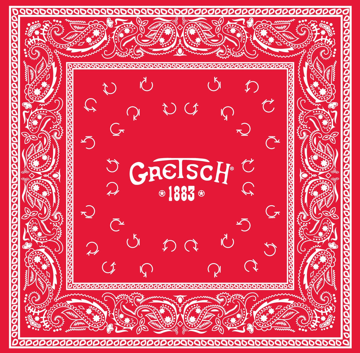 Gretsch Bandana - Red - GretschGear