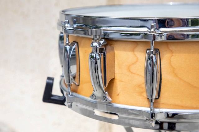 GRETSCH USA Custom 5 x 14 8-Lug Satin Maple Snare, Relic NOS - GretschGear