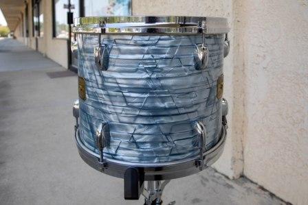 Gretsch USA 10 x 13 Sky Blue Pearl Tom,  Relic NOS - GretschGear