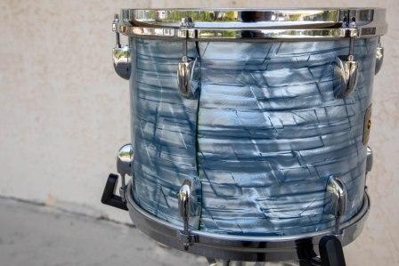 Gretsch USA 10 x 13 Sky Blue Pearl Tom,  Relic NOS - GretschGear