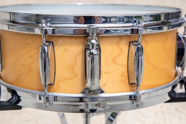 GRETSCH USA Custom 5 x 14 8-Lug Satin Maple Snare, Relic NOS - GretschGear