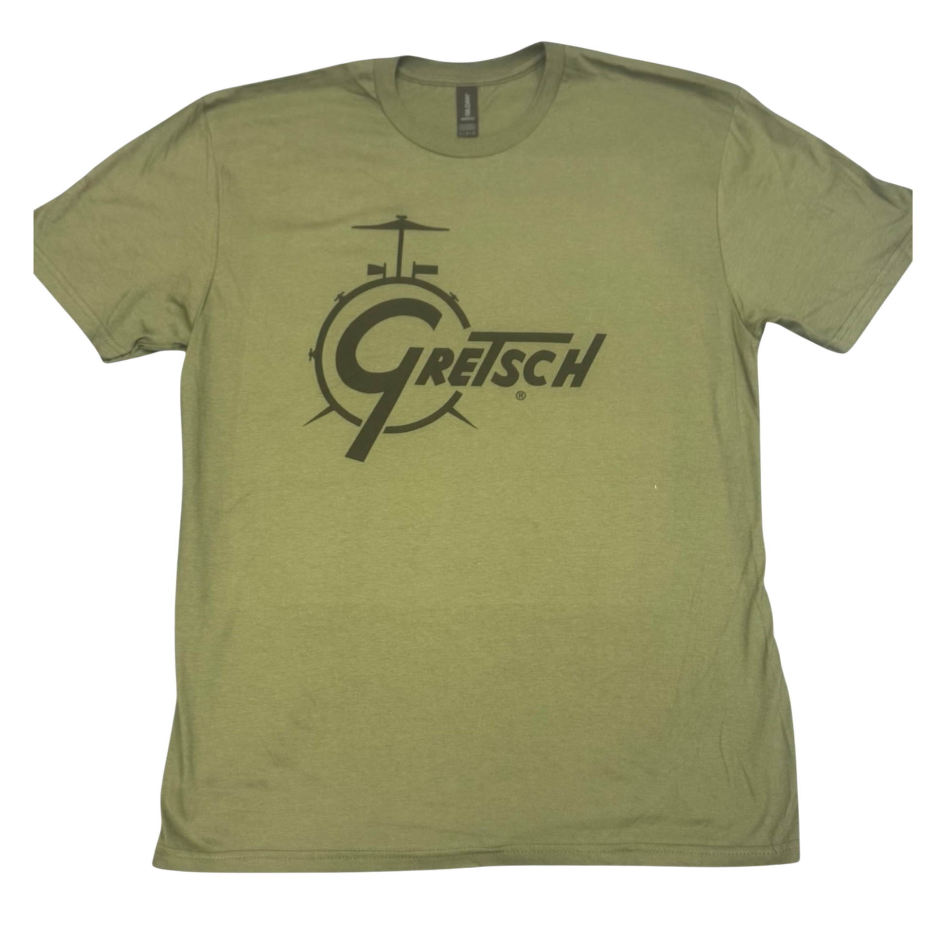 Gretsch Drum Logo Tee, Military Green – GretschGear