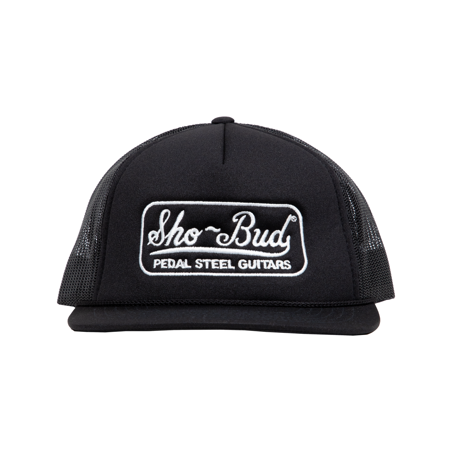 Hat, Sho Bud Logo Trucker, Black - GretschGear