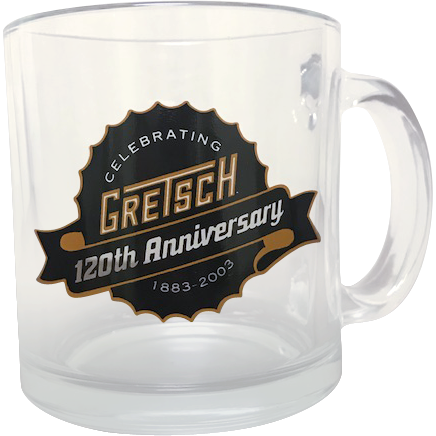 Gretsch 120th Anniversary Glass Coffee Mug - GretschGear