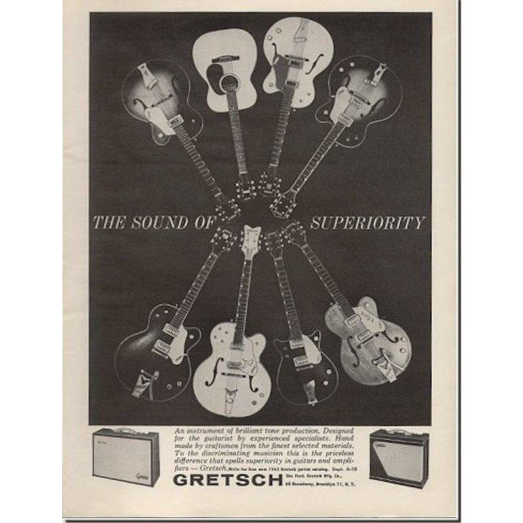 Gretsch Sound of Superiority Shirt, Light Olive - GretschGear