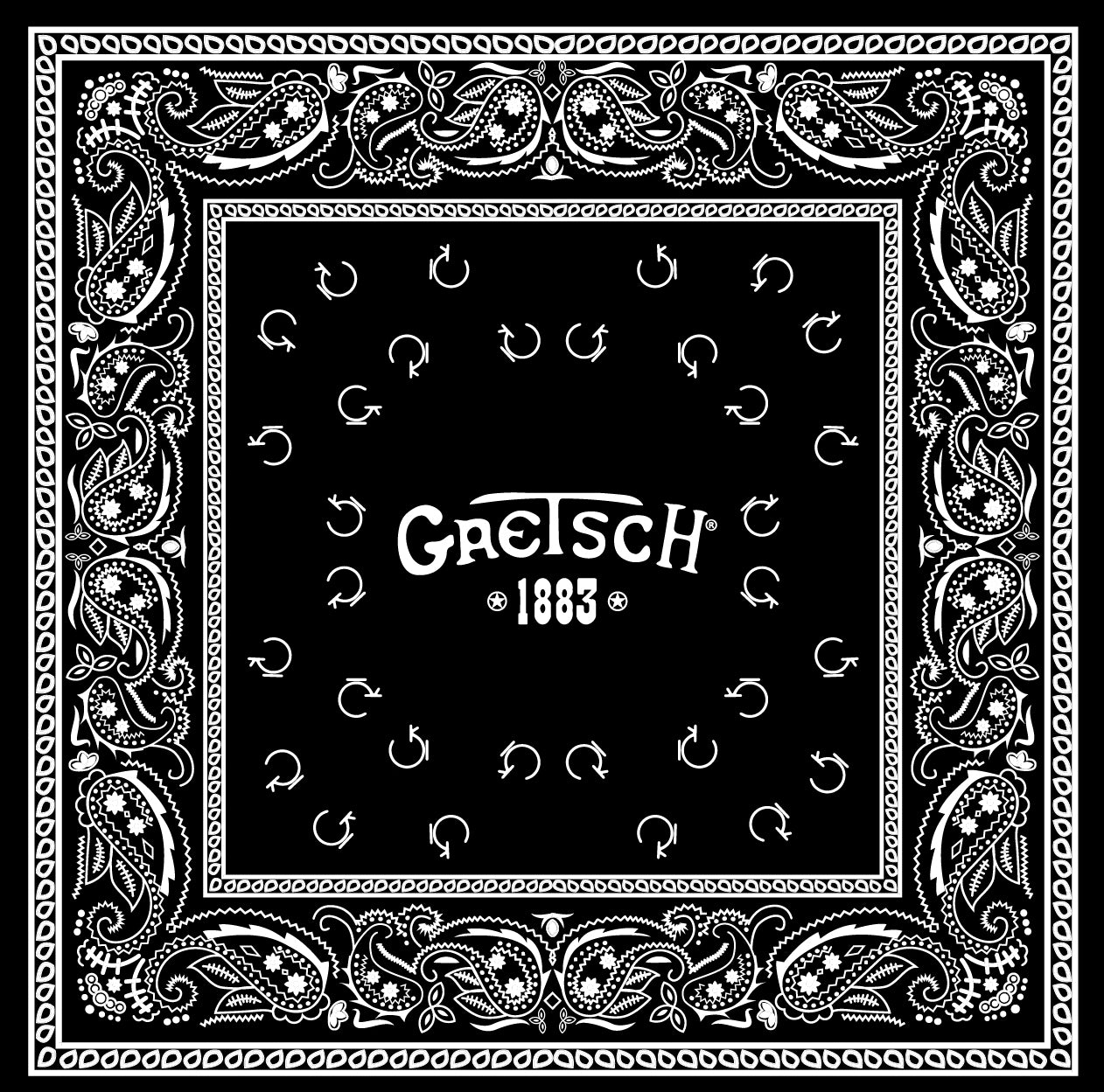 Gretsch Bandana - Black - GretschGear