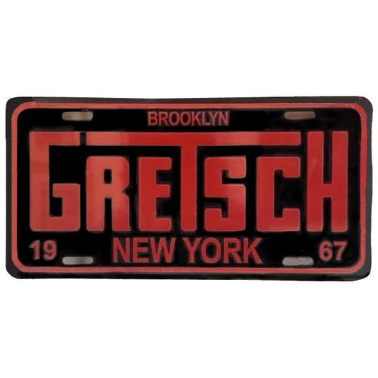 License Plate, Gretsch Brooklyn 1967 - GretschGear