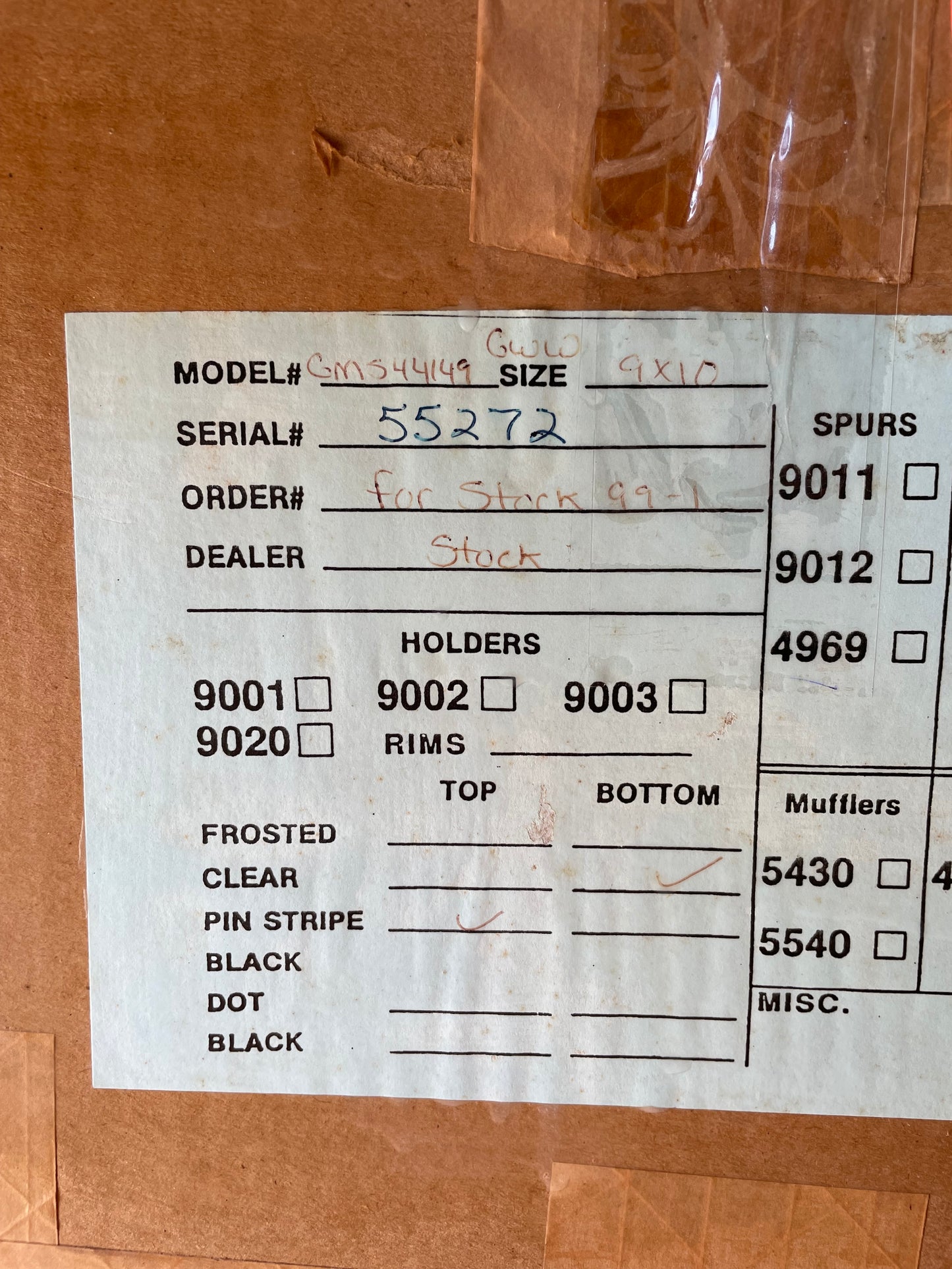 Gretsch USA Custom 9" x 10" Gloss Walnut Tom, Relic NOS