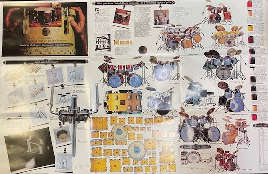 Gretsch Drum Vintage 1983 Catalog/Poster - GretschGear