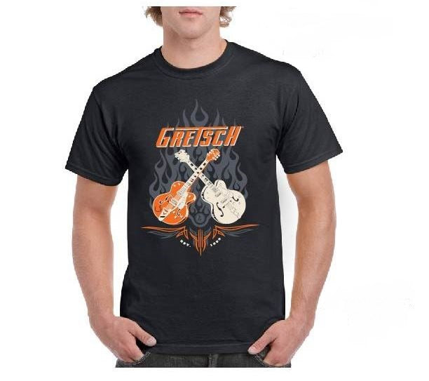 Gretsch Dual Guitar 100% Cotton T-Shirt - GretschGear