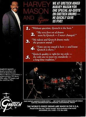 Harvey Mason Gretsch Drum Poster - GretschGear