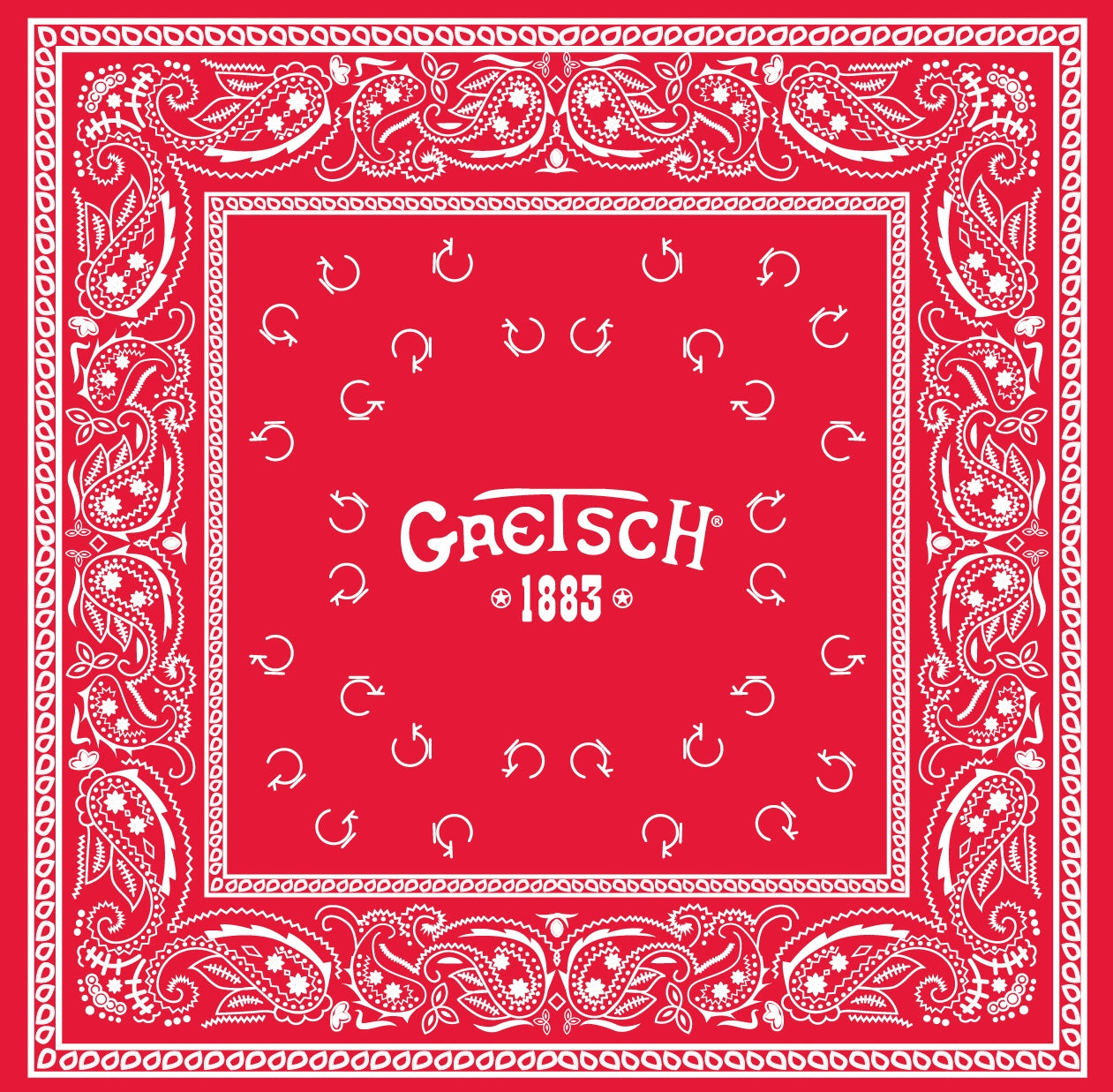 Gretsch Bandana - Red - GretschGear