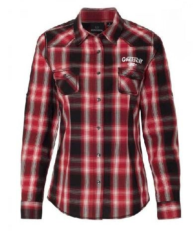 Gretsch Ladies Western Plaid Shirt - GretschGear