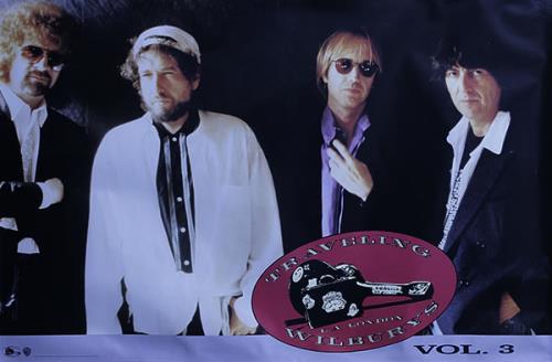 Vintage Gretsch Traveling Wilbury Poster, 1991 - GretschGear