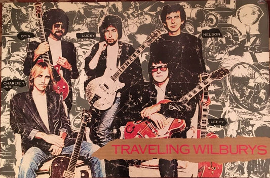 Rare, Vintage Gretsch Traveling Wilbury's Poster, 1988 - GretschGear