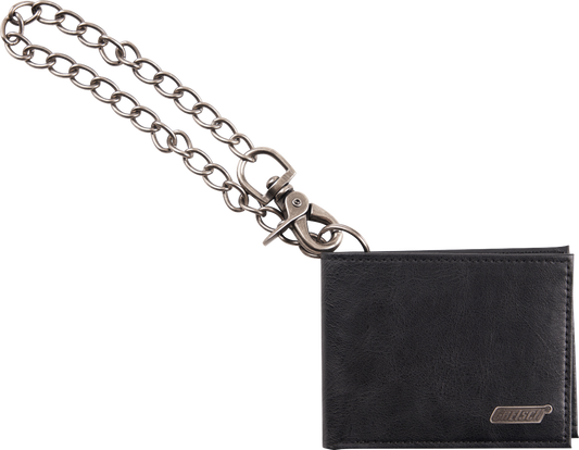 Gretsch® Limited Edition Leather Wallet with Chain, Black - GretschGear